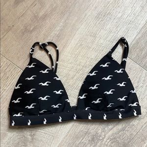 Hollister triangle bikini top